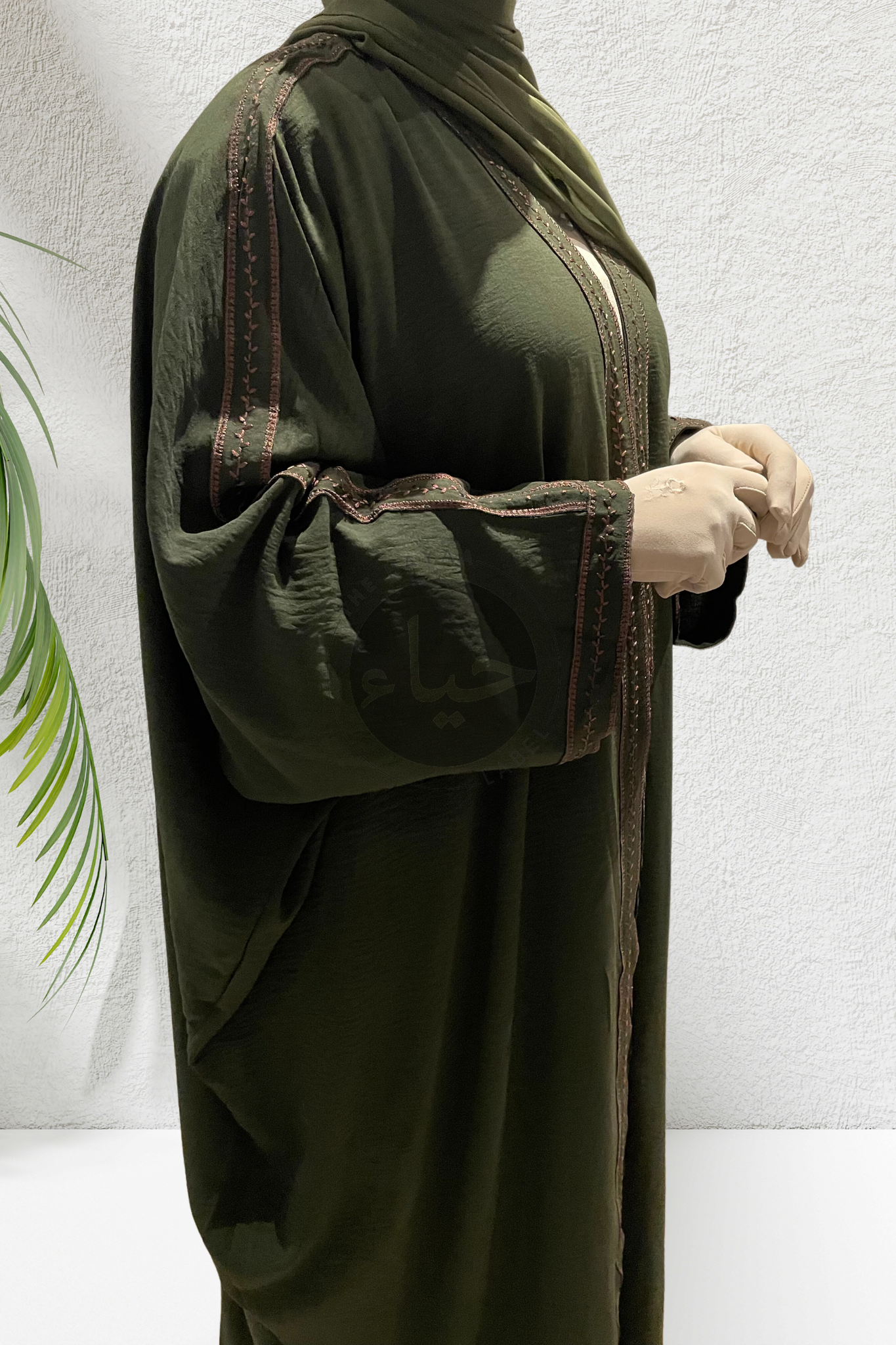 Abaya chauve-souris Ahlam - Olive