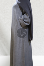 Abaya en Lin - Gris